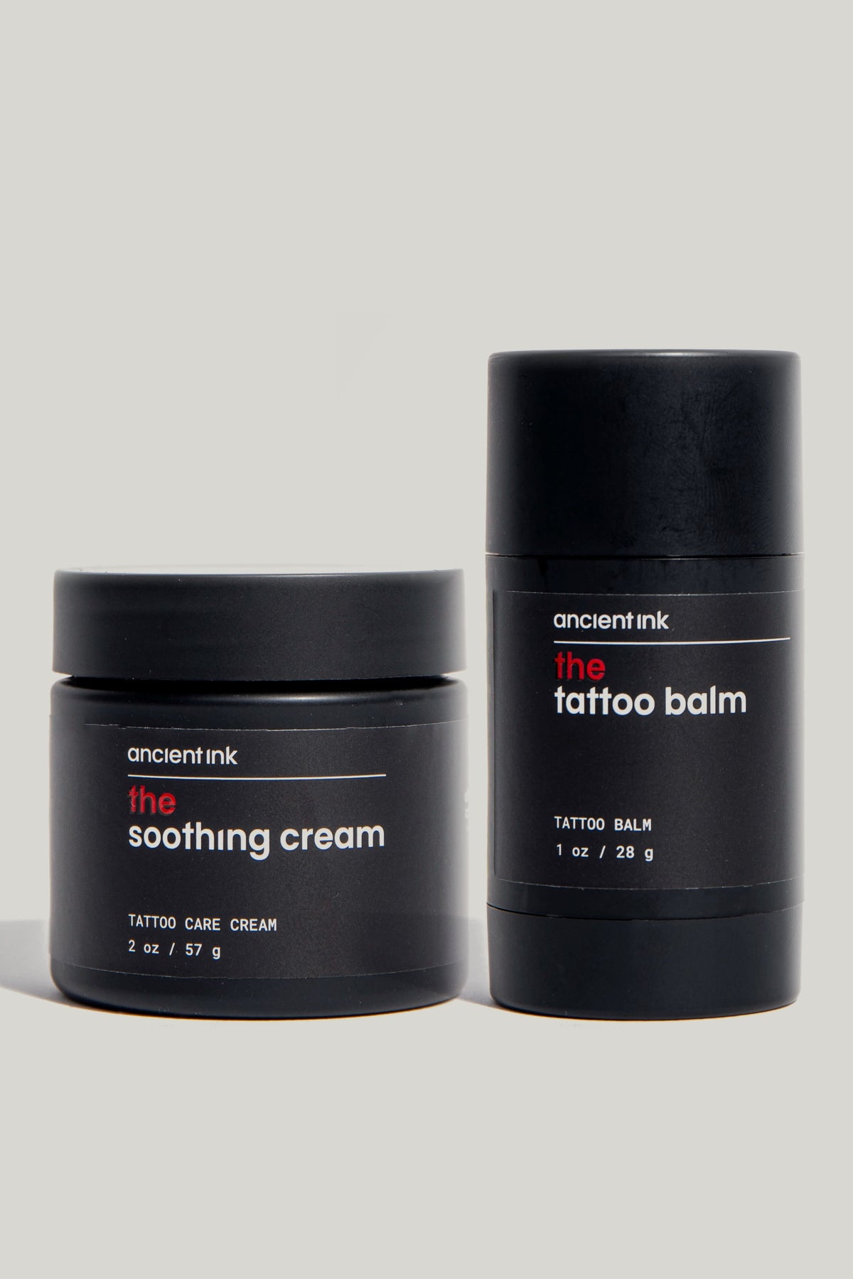 the fresh tattoo recovery bundle: soothing cream and tattoo balm